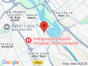 Map of Site Report: Delhi - Okhla, India